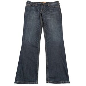 Seven7 Jeans Mens 38x32 Dark Wash Slim Straight Fit Premium Denim Stretch Blue